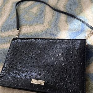 Kate Spade Black Clutch with Chain Strap no tags NEVER USED! Black